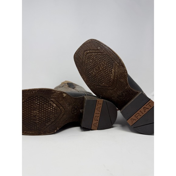 Ariat Womens 7B Frontier Farrah Wide Square Toe Western Boot $300 Retail - Picture 5 of 8